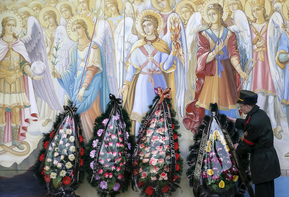 Похороны украинского солдата в Киеве. Фото: Gleb Garanich / Reuters