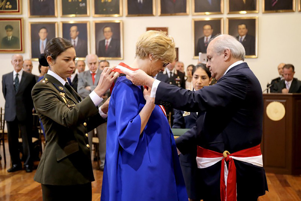 Роберта Пинотти. Фото: MINISTRO CONDECORÓ A SU HOMÓLOGA ITALIANA ROBERTA PINOTTI / Flicr