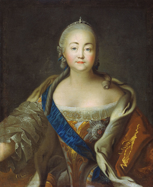 Императрица Елизавета Петровна. Художник: И.П. Аргунов