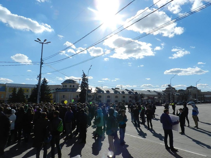 Митинг в Рязани. Фото: Екатерина Вулих