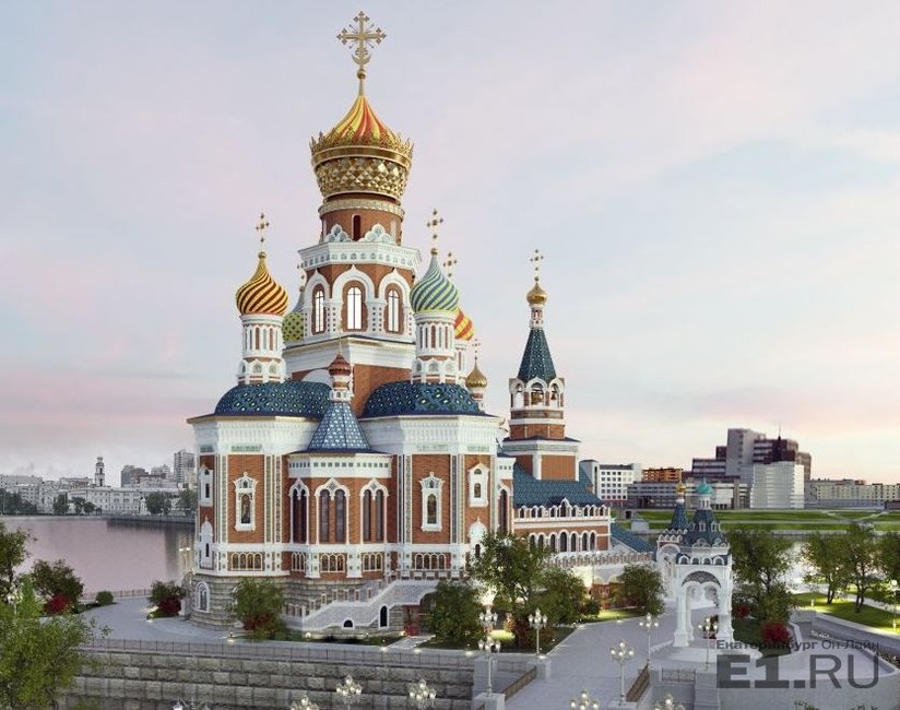 Актуальный проект храма. Фото: e1.ru