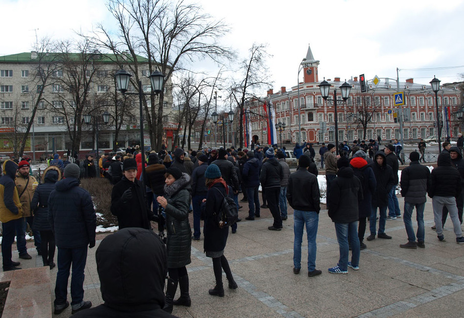 Участники митинга в Ульяновске 26 марта 2017 года. Фото: Артем Горбунов