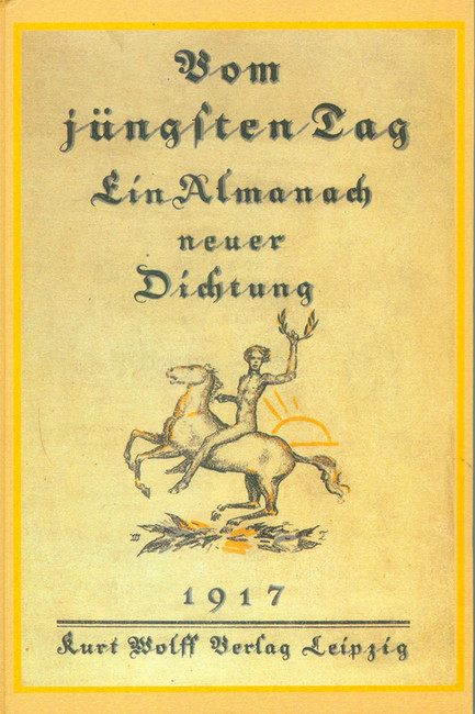 Обложка альманаха Vom Jüngsten, изданная Куртом Вольфом в 1917 году. Источник: buch-findr.de