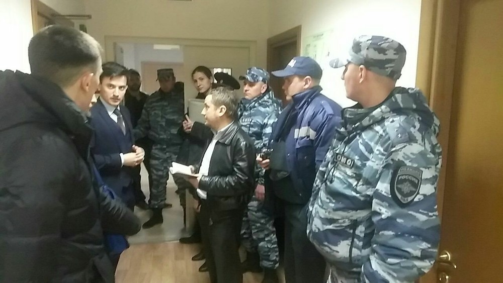 Обыск в офисе «Открытых выборов». Фото: Александр Соловьев / Facebook