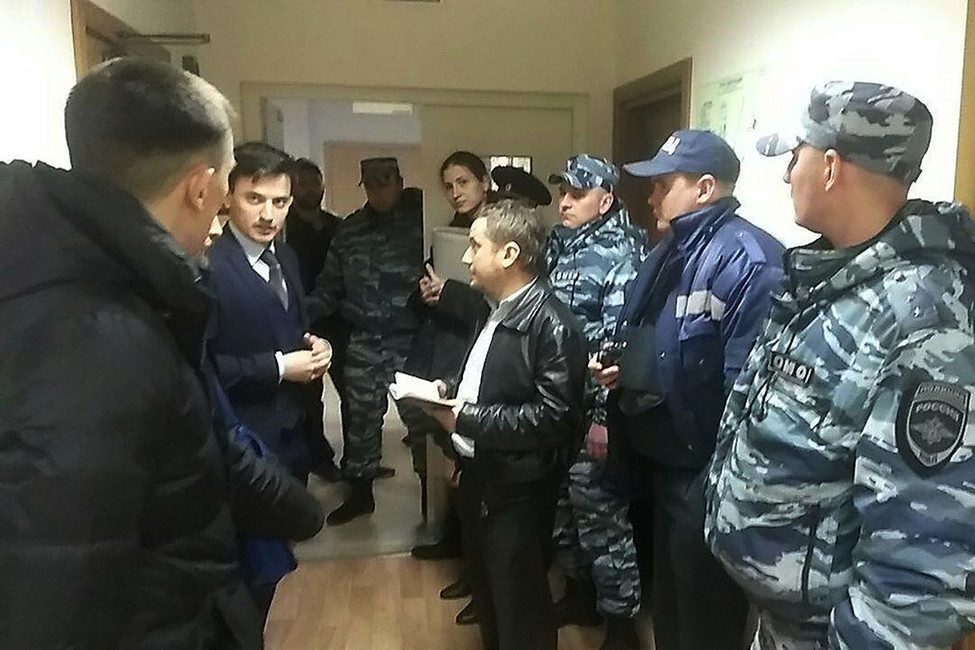 Обыск в офисе движения «Открытая Россия». Фото: Открытая Россия
