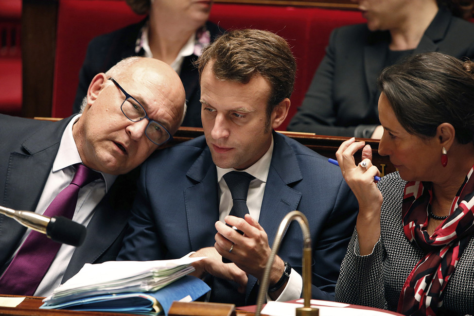 Министр экономики Франции Эмманюэль Макрон, 2014 год. Фото: Charles Platiau / Reuters
