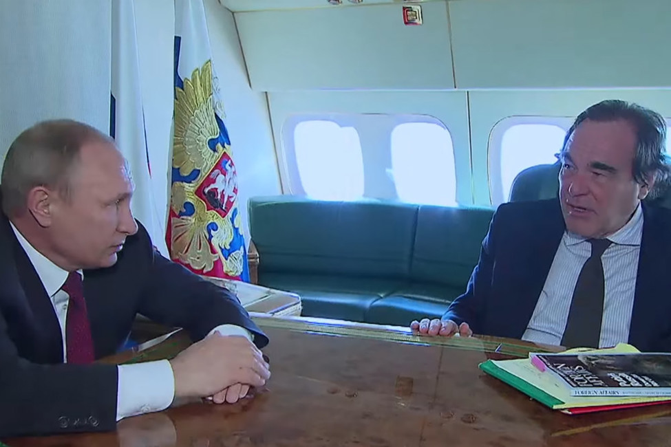 Кадр из документального фильма Оливера Стоуна о Владимире Путине