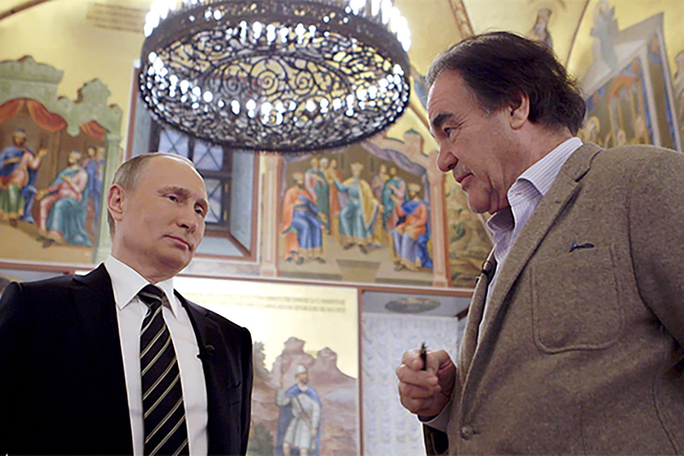 Кадр из документального фильма Оливера Стоуна о Владимире Путине