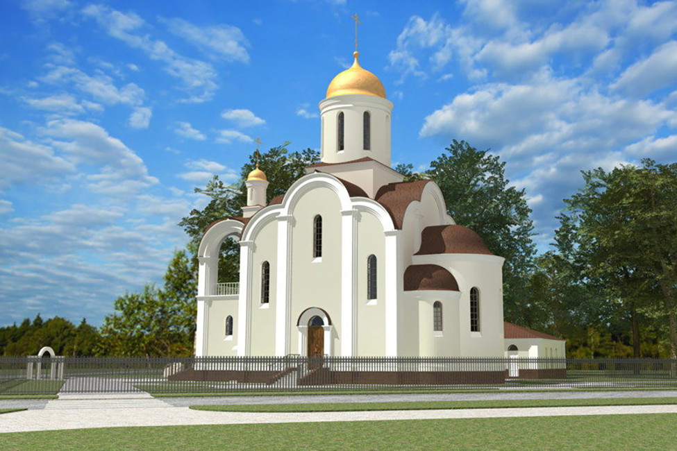 Проект храма. Источник: hram-smol.pravorg.ru