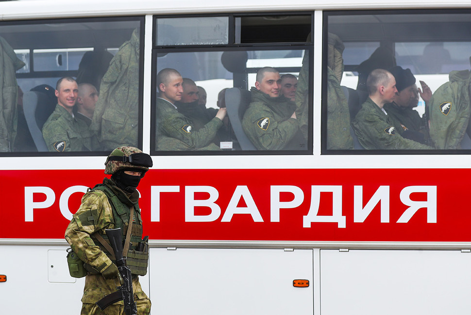 Военнослужащие Росгвардии. Фото: Валерий Шарифулин / ТАСС