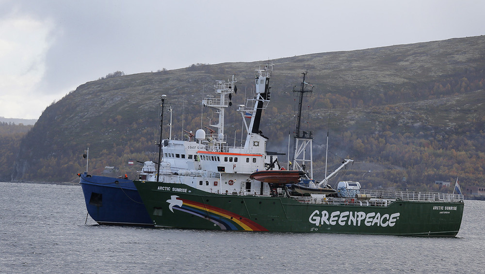Штурм ледокола Arctic Sunrise обойдется России в € 5,4 млн