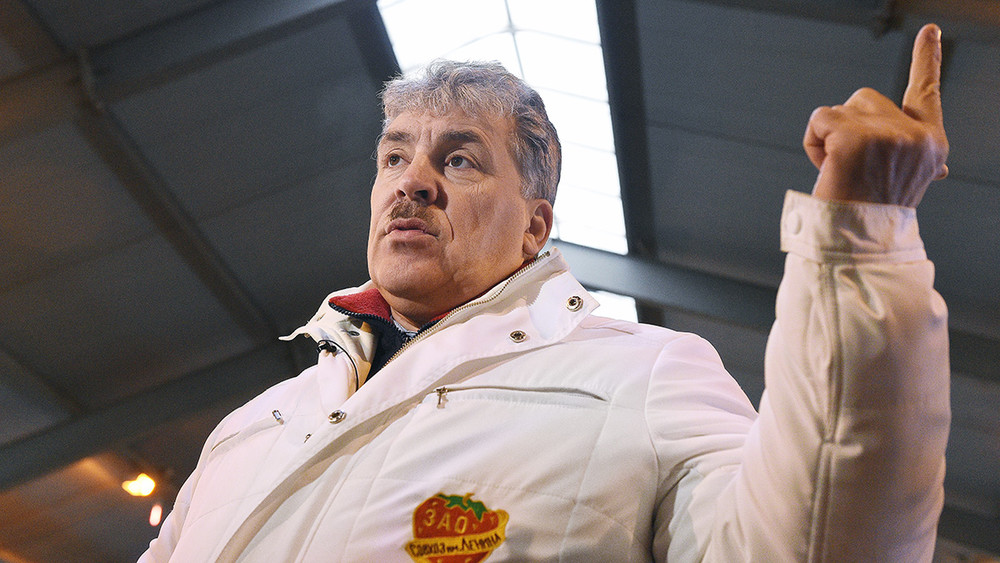 Павел Грудинин: «Продовольственная безопасность достигается за счет того, что люди стали меньше есть»