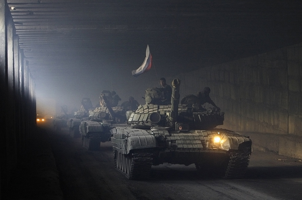 Российские войска в Южной Осетии, август 2008 год. Фото: Денис Синяков / Reuters