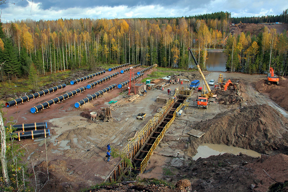 Строительство газопровода «Северный поток». Фото: Александр Чиженок / Коммерсантъ