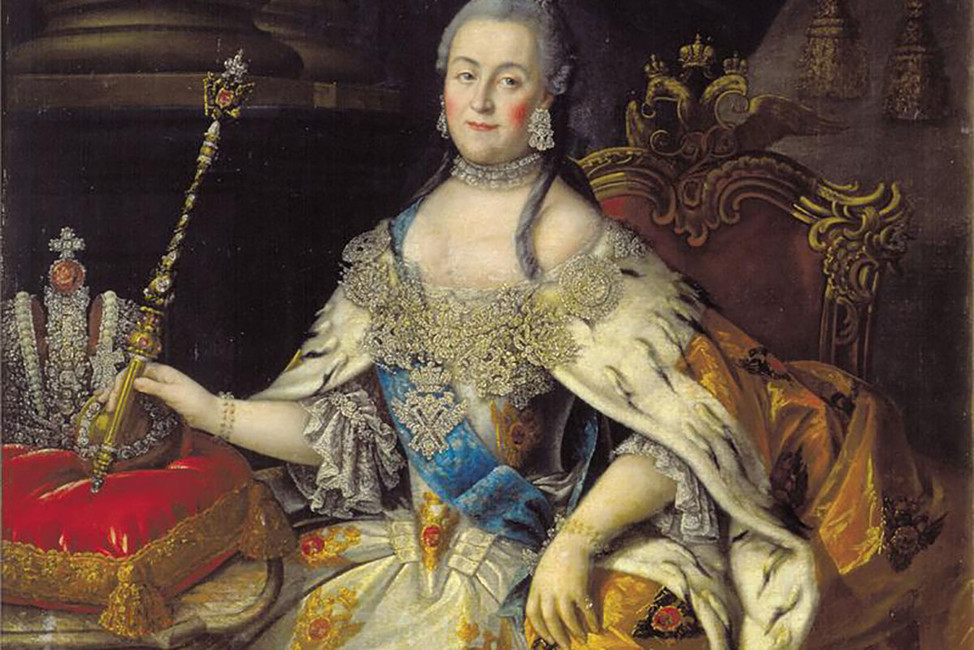 Екатерина II. Художник: Алексей Антропов