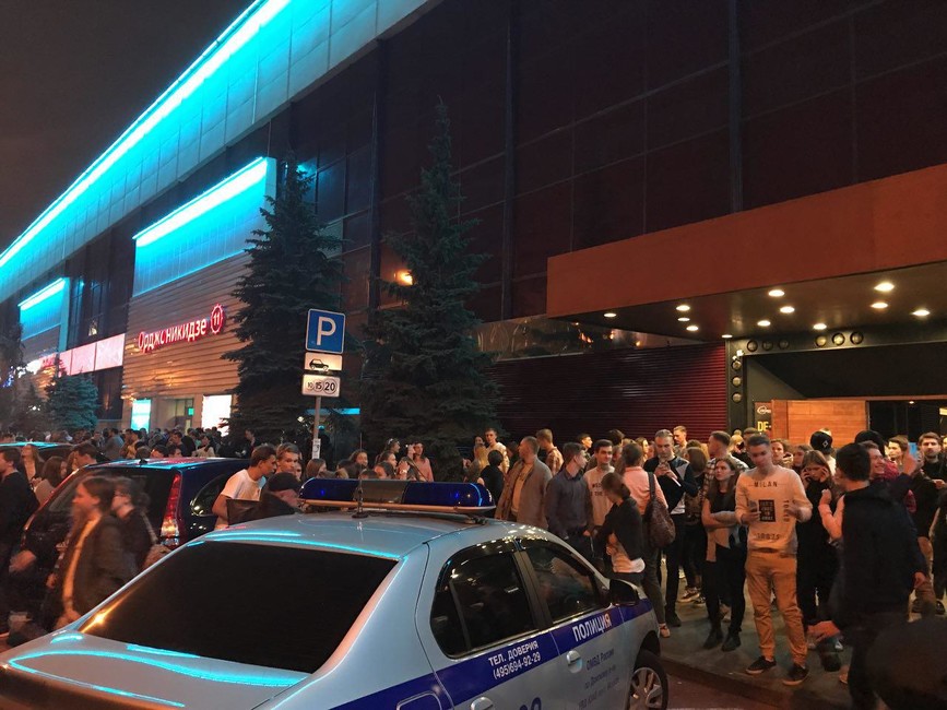 Клуб Yota Space в Москве эвакуировали
