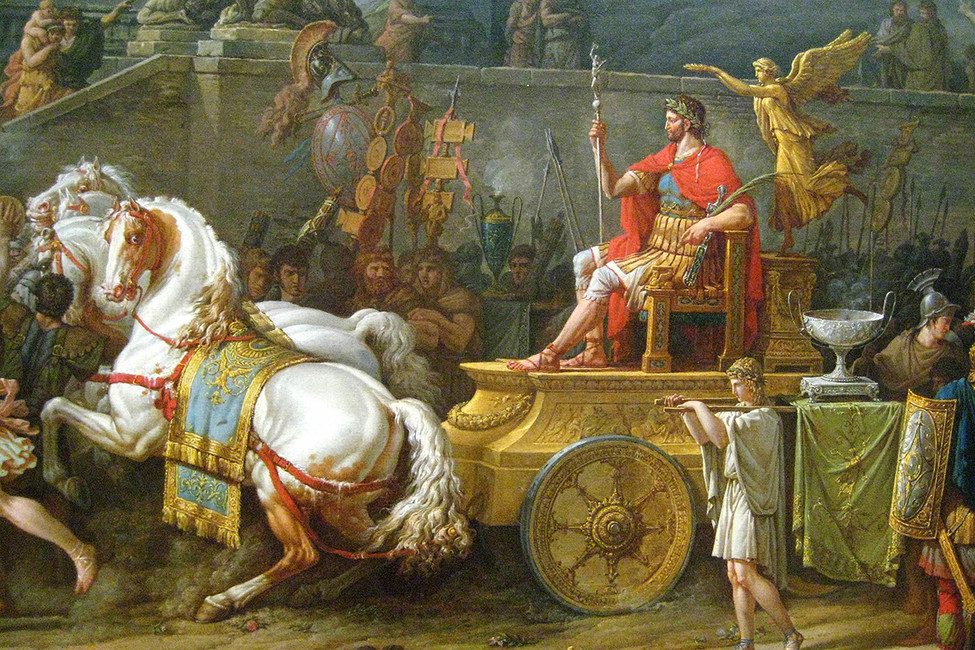 Триумф Эмилия Павла (фрагмент). Художник: Карл Верне, 1789 год