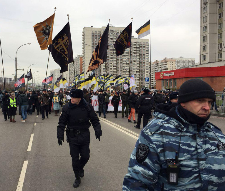 В Москве прошли два «Русских марша»