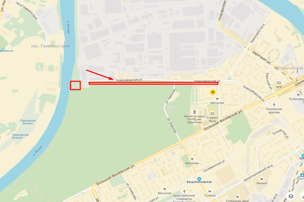 Парковая территория, которая попадет под вырубку