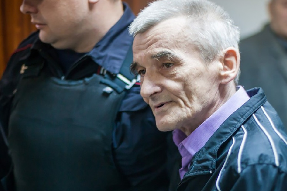 Юрий Дмитриев в здании суда, 1 августа 2017 года. Фото: Игорь Подгорный
